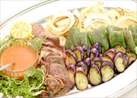 焼肉と焼き野菜のコチュジャンマヨソ－ス