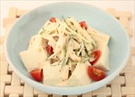豆腐のクリーミーナッツサラダ