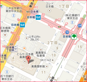 髙島屋日本橋店 地図
