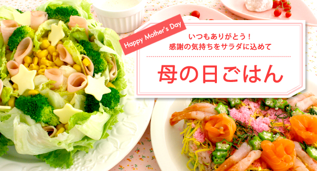 新着レシピ 母の日ごはん サラダカフェ Salad Cafe 新着レシピ 母の日ごはん サラダカフェ Salad Cafe