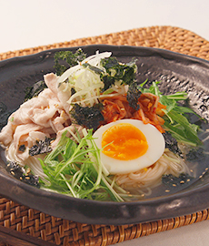 豚キムチそうめん～韓国冷麺風～