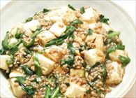 豆腐とニラの中華風炒め煮