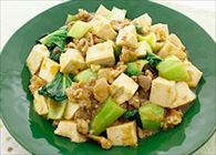 チンゲン菜と豆腐の中華炒め