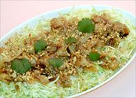 豚肉とキャベツのベトナム風マヨサラダ