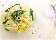 春野菜のマヨクリームパスタ