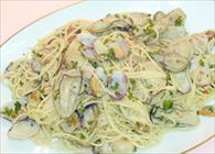 かきとあさりのスパゲッティ
