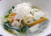 鶏団子のスタミナ！栄養満点スープ