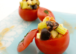 まるごとトマトの野菜マリネ