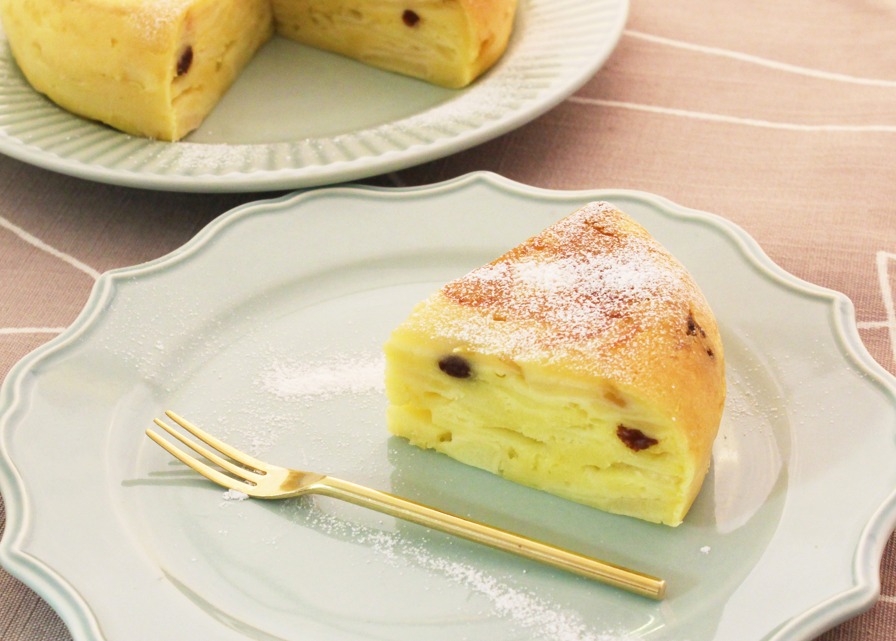 炊飯器で作る　りんごケーキ