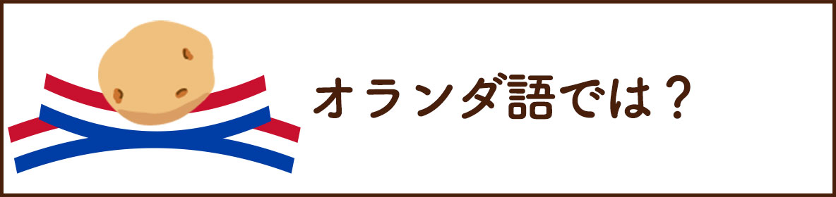 オランダ語では？