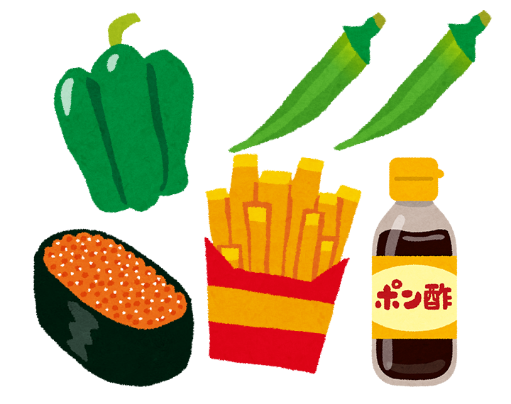 食べ物の名前、日本語？それとも外国語？